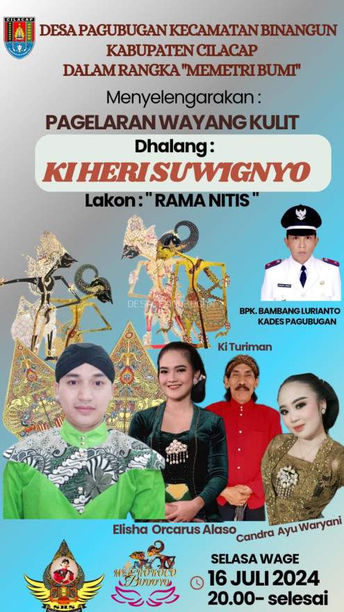 PAGELARAN WAYANG KULIT DALAM RANGKA SYUKURAN ADAT TAHUN 2024