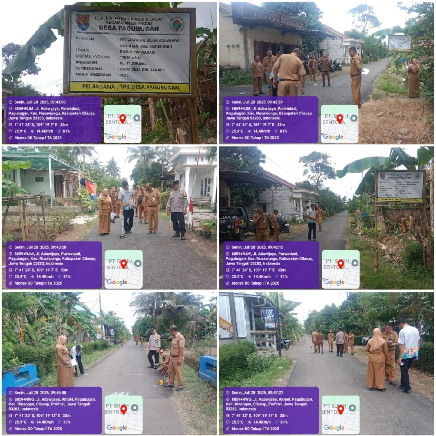 MONITORING KEGIATAN PEMBANGUNAN DESA